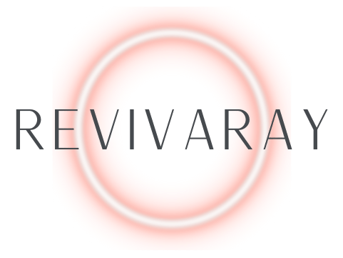 RevivaRay logo showcasing innovative skincare technology and light therapy solutions